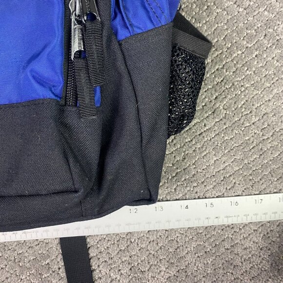 LL Bean Deluxe Book Pack Kids BookPack Backpack School Bag Blue Reflective Nylon - Picture 5 of 10